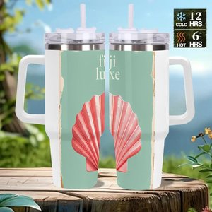 40Oz Large Tumbler <b>With</b> <b>Straw</b> For Team Earnings Call - Product Image 2