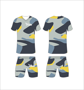 Custom Sublimated Sports Jersey and Shorts Set Ferocious Branded <b>Athletic</b> Uniform for Soccer Training and Team Wear Quick Dry - Product Image 2