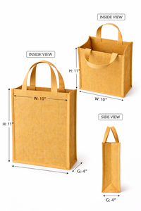 Jute Tote <b>Bag</b> <b>Medium</b> Large Eco Friendly Reusable Shopping <b>Gift</b> <b>Bag</b> with Handles Custom Logo - Product Image 3