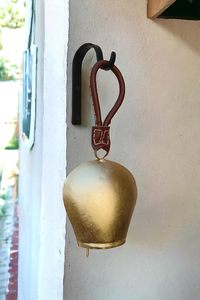 Campana de Metal Rústica para Montar en la Pared, Decoración Navideña para Exteriores, Estilo Vintage de Granja - Product Image 2