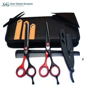 Tijeras de Peluquería Profesionales de Acero Inoxidable para Diestros, con Mango Ergonómico y 35 Dientes, para Adelgazar el Cabello - Product Image 1