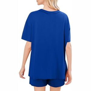 Ensemble d'été personnalisé pour femme : haut court et jupe, ensemble 2 pièces ample pour femme, vêtements de détente - Product Image 2