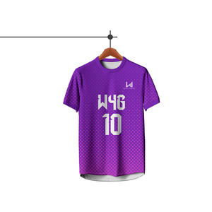 Camisetas de Fútbol Personalizadas para Hombre, Impresión por Transferencia de Calor, Secado Rápido, Transpirables, Manga Corta, Camisetas Deportivas de Alta Calidad - Product Image 1