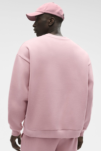 Sweat-shirt unisexe vierge en coton à col ras du cou, coupe oversize, décontracté, vente en gros - Product Image 3