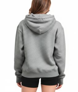 Sudadera con capucha para mujer con estampado de auriculares coloridos, informal, holgada, de punto de algodón, para otoño - Product Image 3