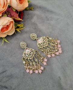 Pendientes de cristal hechos a mano, joyería étnica de diseño para mujeres, colecciones para bodas, recepciones y fiestas. - Product Image 6