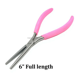Pinzas al por mayor para extensiones de cabello de punta plana | Pinzas para extensiones de cabello con cinta adhesiva personalizadas por ZETOMED PRO - Product Image 2