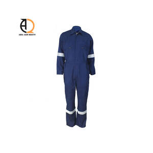 Ropa de Trabajo de Algodón Ecológica, Ropa Ignífuga, Ropa de Seguridad con Cinta Reflectante de Llamas, Overol - Product Image 4