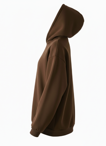 Sweats à capuche en molleton pour hommes avec tissu en coton 320g, sweats à capuche surdimensionnés, pull à épaules tombantes, nouveaux sweats à capuche personnalisés OEM pour hommes - Product Image 3