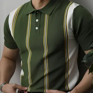 เสื้อยืดแขนสั้นผู้ชายรุ่นใหม่ ทนทาน สกรีนโลโก้ได้ ผ้าฝ้าย 100% เสื้อยืดลำลองผ้าฝ้ายหนาสำหรับผู้ชาย - Product Image 6