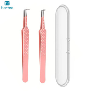 Pointed Stainless Steel Eyelash Tweezers with Best Grip, High Precision Volume Lash <b>Tools</b> for Professional Lash Technicians - Product Image 6