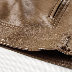 Factory Direct Sale New Arrival <b>Long</b> Sleeves Men <b>Leather</b> <b>Jacket</b> Customized Wholesale <b>Leather</b> Winter <b>Jacket</b> - Product Image 4