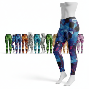 Leggings de sport pour femmes sur mesure en polyester, moulants et compressifs, pour la gym, le fitness, l'entraînement, et les tenues de soirée tendance - Product Image 1