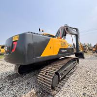 Excavatrice Volvo EC240 d'occasion de haute qualité, 24 tonnes, moteur, pompe, boîte de vitesses d'origine, machine lourde d'occasion à vendre