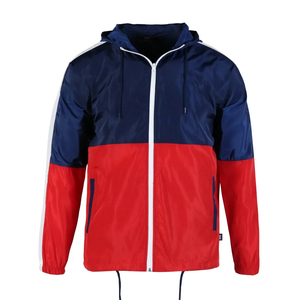 Sudadera Deportiva Ligera con Capucha y Cremallera para Hombre, Cortavientos Casual para Primavera y Otoño, con Combinación de Colores y Bordado - Product Image 6