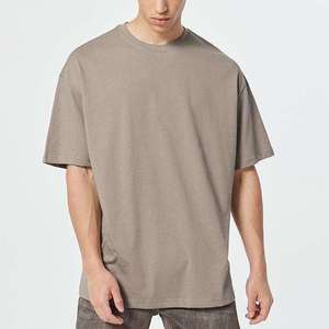 Camiseta de Cuello Redondo para Hombre, de Algodón, Informal, de Verano, Lisa, con Logotipo Personalizado, OEM, ODM, Ropa al por Mayor - Product Image 3