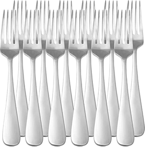 Tenedores Modernos de Acero Inoxidable y Tenedores para Pastel Lunar, Plateados con Acabado Espejo, Ecológicos, Suministros para Hoteles, Bodas y Regalos - Product Image 6