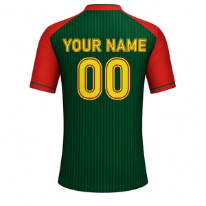 เสื้อฟุตบอลสำหรับผู้ชาย คุณภาพพรีเมียม แห้งเร็ว ระบายอากาศได้ดี ชุดกีฬา OEM รับผลิตตามแบบทีม ขายส่ง - Product Image 6