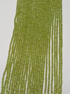 Perlas facetadas de peridoto natural de alta calidad, tamaño 3mm-4mm, longitud de 13 pulgadas, para la creación de joyería de primera calidad. - Product Image 5
