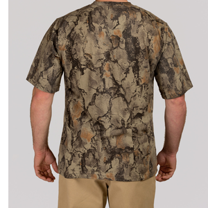 Unisex Oxford Camouflage Hunting T-Shirt Short Sleeve Breathable Outdoor Wear Summer 100% Polyester Heat-Transfer Printing Front - Product Image 2