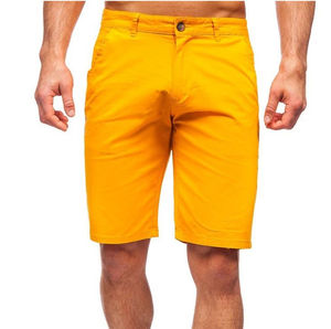 Pantalones Cortos Chino de Algodón con Frente Plano para Hombre, de Fabricante OEM, Casuales de Verano, Deportivos, de Golf, de Secado Rápido con Bolsillos para Niños - Product Image 1