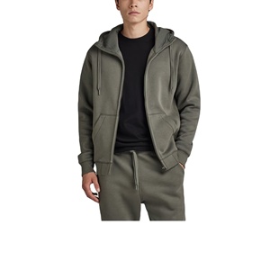 Wholesale Custom Logo XS Size Men's <b>Oversize</b> Zipper Hoodie for Puff Print <b>Cardigan</b> Hooded Winter Designer Pattern Plain Dyed BD - Product Image 1