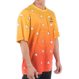 เสื้อยืดโอเวอร์ไซส์คุณภาพสูง น้ำหนักเบา สีสันตามสั่ง สวมใส่สบาย ผ้าฝ้าย 100% ทรงหลวม พิมพ์ลาย เสื้อยืดโอเวอร์ไซส์สำหรับผู้ชาย - Product Image 4