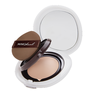 MAKEHEAL Skin Fit X Mochi Mesh Liquid Cushion Set 13g 4 Teintes Semi-Matte Éclatant K-Beauty Hydratant Fond de Teint avec Houpette - Product Image 1