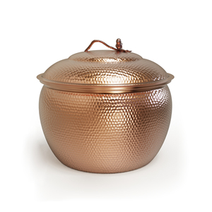 Pot de rangement pour tuyau d'arrosage en métal de qualité supérieure avec couvercle, support décoratif pour tuyau d'arrosage extérieur pour patio et jardin - Product Image 3