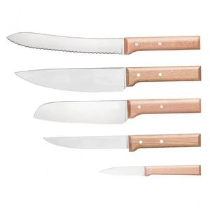 Handmade 5-Piece Stainless Steel Chef <b>Knives</b> with Wooden Handle <b>Sharp</b> Serrated Edge for Multi-Purpose Eco-Friendly - Product Image 3