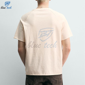 Camiseta Blanca Extra Grande Personalizada para Hombre, 100% Algodón, Corte Holgado, Estilo Urbano, para Impresión - Product Image 3