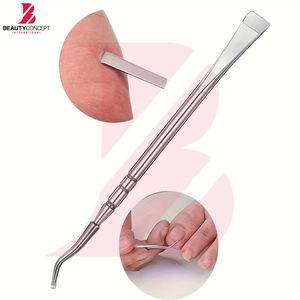 Juego de manicura de acero inoxidable de 3 piezas, con un cortaúñas de doble punta, un empujador de cutículas y una caja de almacenamiento - Product Image 6