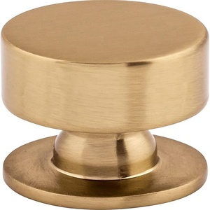Tirador de gabinete de latón cepillado de moda, herrajes para muebles, tirador de cajón, tirador de puerta con acabado dorado, para el hogar, oficina, casa de campo, hotel - Product Image 4