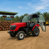 Tracteur agricole 4x4 exceptionnel de 80 CV avec cabine climatisée, moteur diesel haute puissance, système hydraulique robuste et capacité de levage élevée