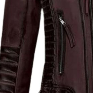 Veste en cuir pour homme multicolores, style motard classique, en cuir véritable, conçue pour la conduite et la mode quotidienne - Product Image 5