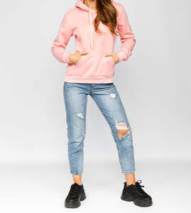 Manteau pull zippé à capuche mi-long pour femme, collection automne-hiver, veste décontractée grande taille, haute qualité, vente en gros pour revendeurs - Product Image 2