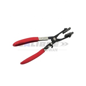 TAIWAN CALIBRE Industrial Grade DIY Teeth Jaw Angled <b>Hose</b> <b>Clamp</b> Pliers OEM Customizable Plastic Handle 0-65mm Capacity - Product Image 1