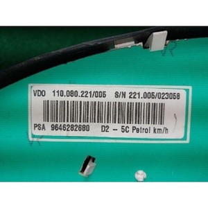 ชุดหน้าปัดเรือนไมล์ 407 เฟส 1 ปี 2004-2008 มือสอง ของแท้ รหัส 9646282680 - Product Image 5