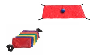 Parachute en nylon pour deux personnes - Réglable et léger pour le travail d'équipe et le développement des compétences de communication - Product Image 5