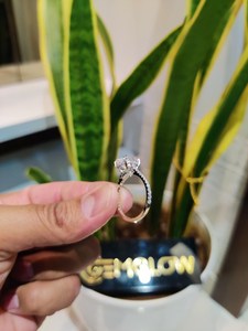 3.50 CT Elongated Cushion Cut Lab Grown <b>Diamond</b> <b>Ring</b> for Women | IGI Certified Solid Gold Engagement <b>Ring</b> | Trendy Luxury - Product Image 6