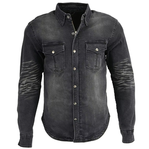 Camisas de Mezclilla Transpirables de Corte Ajustado, Casuales, con Logotipo Personalizado, de Moda, a Precio de Fábrica, del Mejor Fabricante - Product Image 2
