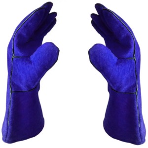 Guantes de Soldadura Impermeables de Cuero Vacuno de Primera Calidad CAPTAIN INDUSTRY CI-WG-107, Protección Completa para los Dedos, Resistentes al Calor, para Adultos - Product Image 2