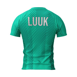 T-shirt de sport pour homme personnalisé, anti-bactérien, respirant, à séchage rapide, coupe classique, 100% polyester, imprimé par transfert thermique - Product Image 6