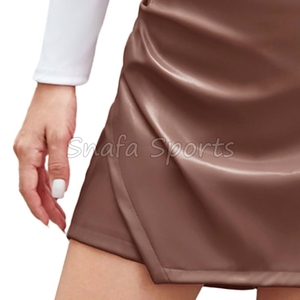 Jupe slim en cuir pour femmes professionnelles, style longueur genou, fabrication pakistanaise - Product Image 6
