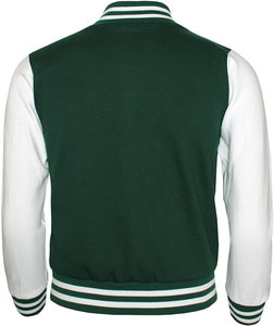 Chaqueta para Hombre al por Mayor, Chaquetas Personalizadas con Logotipo, Chaqueta Casual de Béisbol, Chaqueta Varsity de Algodón Unisex, Precio Razonable, Servicio OEM - Product Image 2