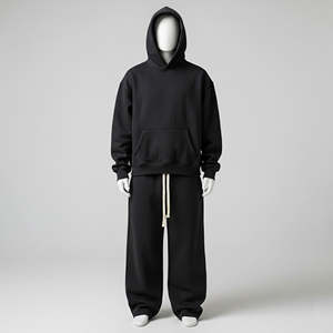 Ensemble de survêtements et sweats à capuche en polaire épais pour homme - Veste de sport chaude pour l'hiver - Product Image 5