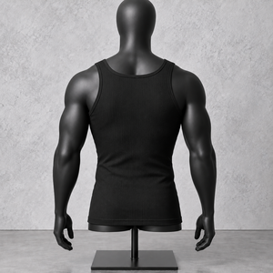 Men's Breathable Knitted Casual Sports Sleeveless Tank <b>Top</b> Solid Color Slim Fit <b>Vest</b> for Workout Gym & Daily Wear - Product Image 4