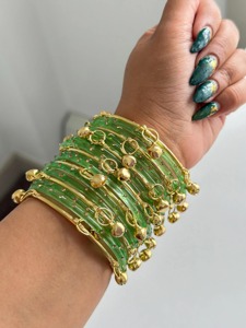 Trendy kashmiri Stackable Fashion <b>Bangles</b> For Women Stylish <b>Bangles</b> <b>Set</b> Modern Ladies Wrist Accessories Daily Wear Fashion - Product Image 3