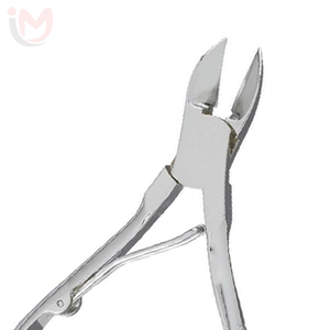 Alicates profesionales de acero inoxidable para uñas, con mandíbula plana de 10 mm, para el cuidado de las uñas de los dedos. - Product Image 2