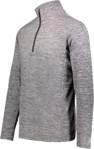 Men Sports Long Sleeve Half Zip Sweatshirt Fitness Jogging Tops Breathable Training Compression Running 100% Polyester - Product Image 4